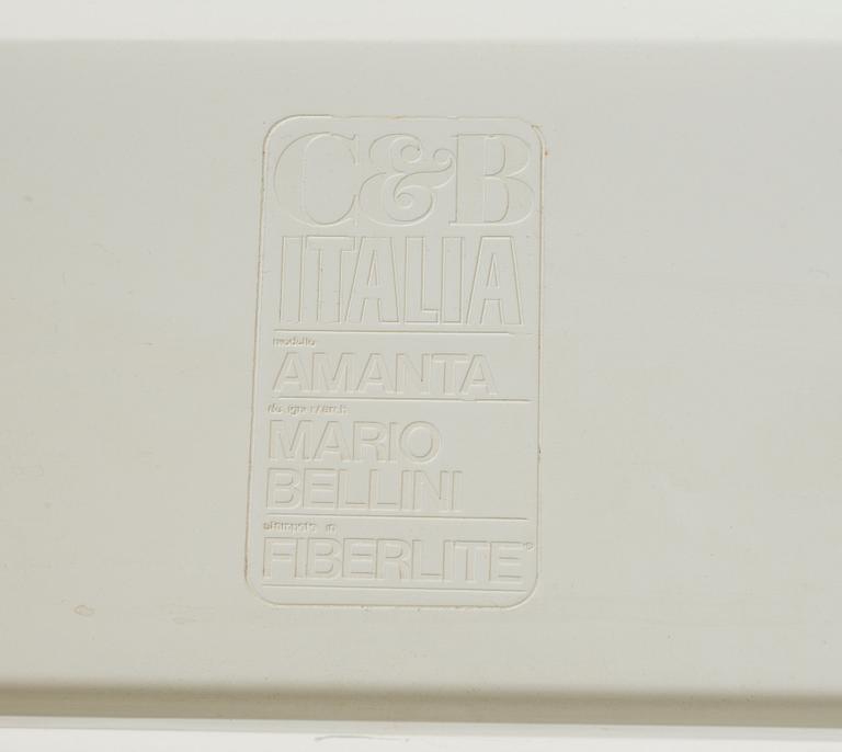 FÅTÖLJER, ett par, "Amanta", Mario Bellini för C&B, Italien, 1970-tal.