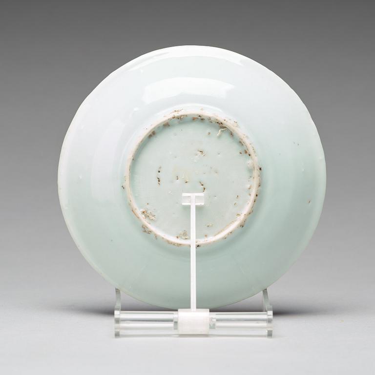 FAT, fem stycken, porslin. Tianqi/Chongzhen, 1600-tal.