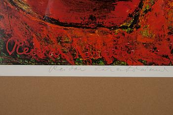 REIDAR SÄRESTÖNIEMI,  offset-tryck, signerad och daterad -76, numrerad 17/300.