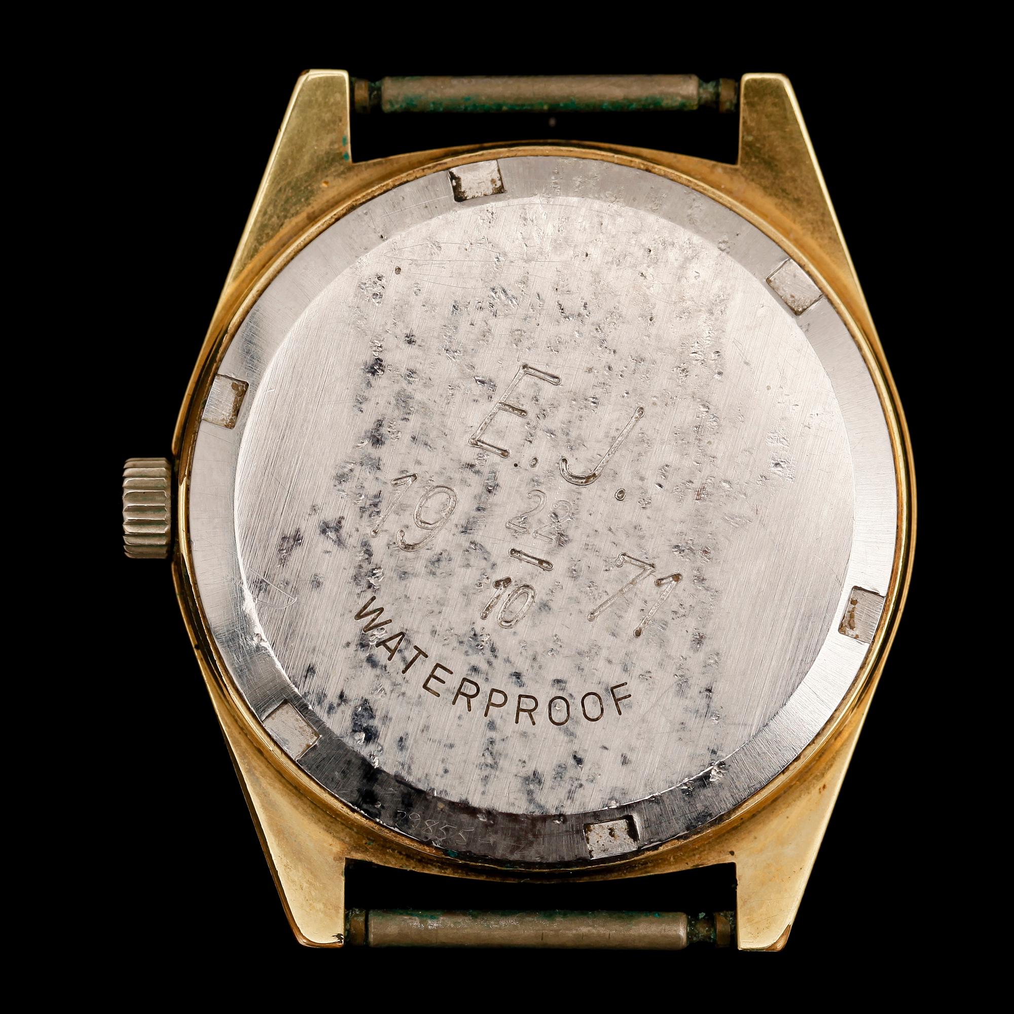 HERRARMBANDSUR, doublé, Omega Genève, 1970-tal.