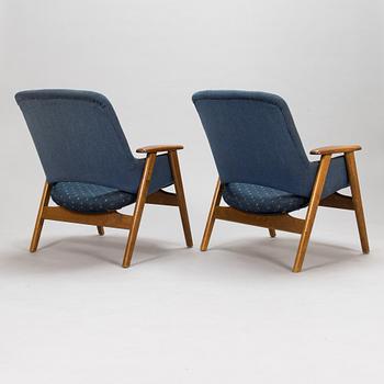 Olof Ottelin, a pair of 1950's "Mister" armchairs for Oy Stockmann Ab, Keravan puusepäntehdas.