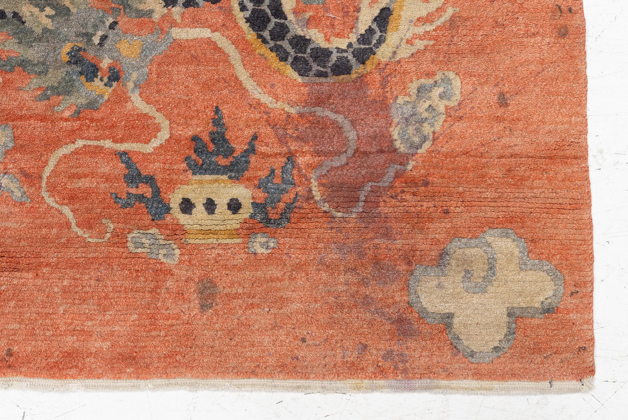 Rug, Old Tibet, approx. 83 x 91 cm.