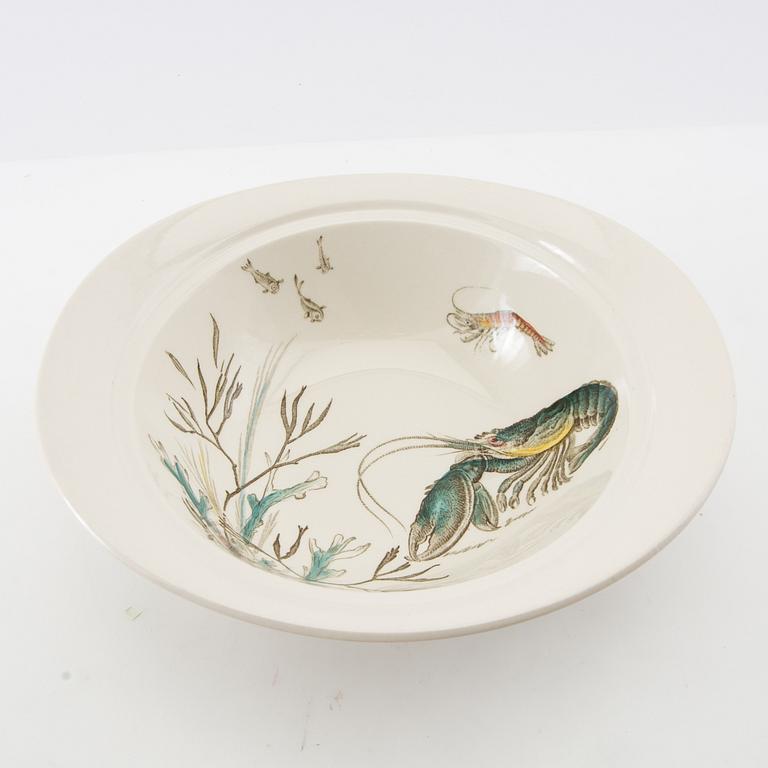 Service 18 pcs "Fish" Johnson Bros England, ironstone, first half/mid 20th century.