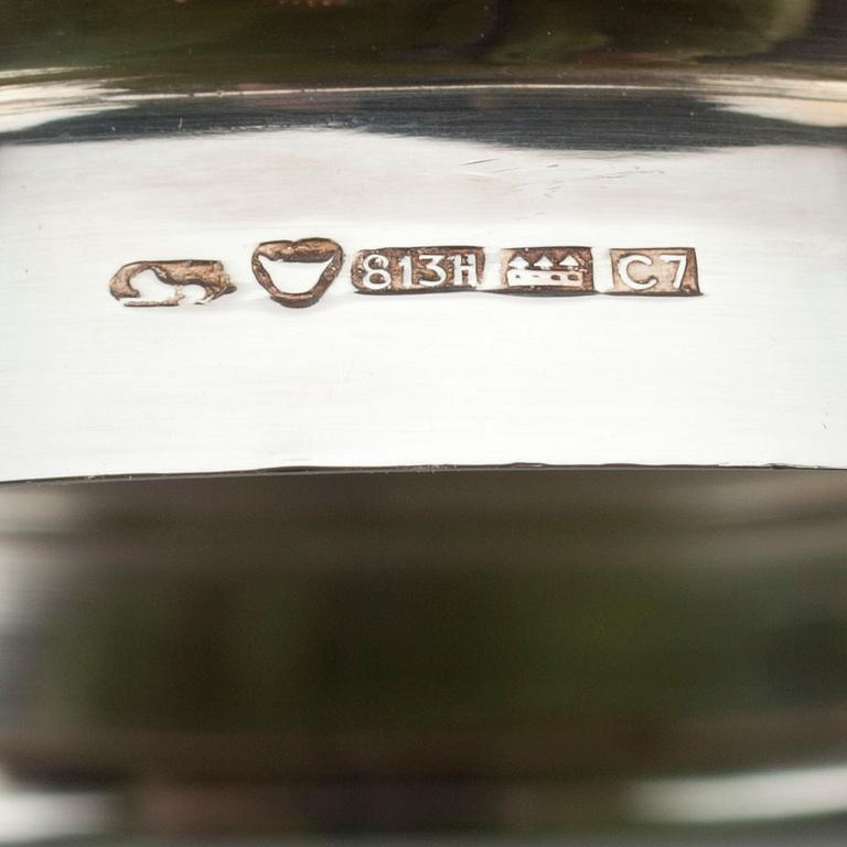 VIINIKANNU, hopeaa, Kultakeskus, Hämeenlinna 1956. Paino 456 g.