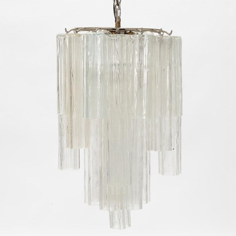 Tony Zuccheri, ceiling lamp, "Tronchi", Murano, Italy.