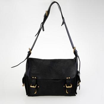 MULBERRY Black Leather Rockley Satchel.