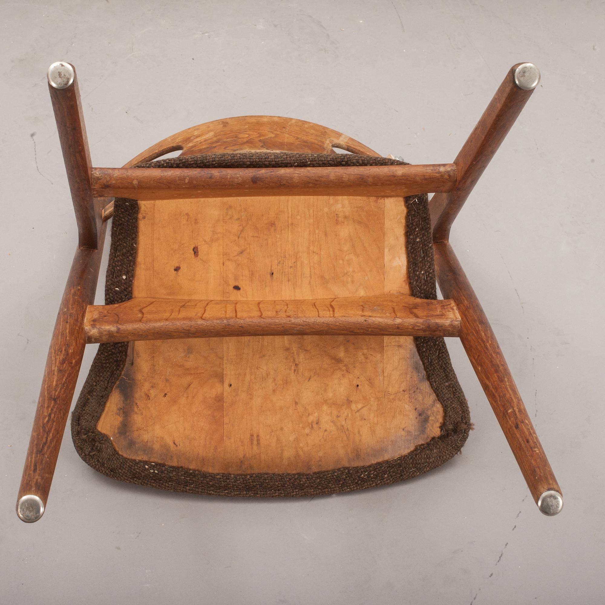 STOLAR, 4 st, "CH29"/"Savbukkestolen", Hans J Wegner.