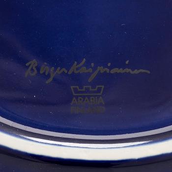 Birger Kaipiainen, a decorative ceramic dish, marked Birger Kaipiainen, Arabia Finland.