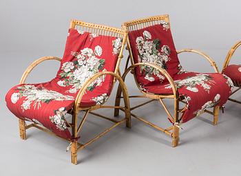 SOFFGRUPP, rotting, 3 delar, 1900-talets mitt.