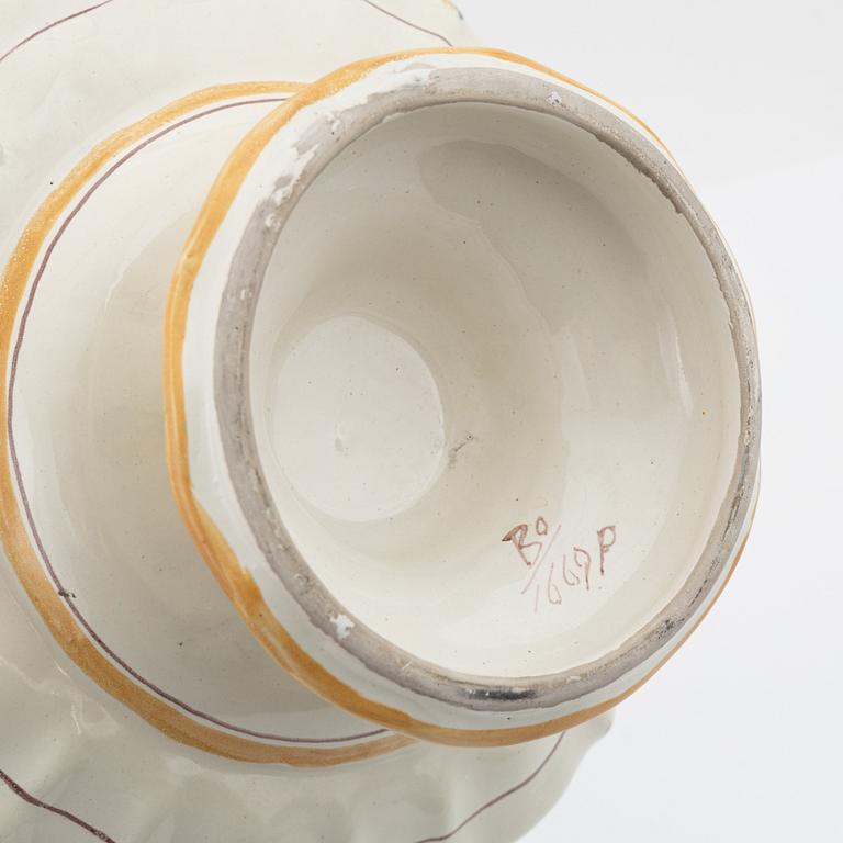 Skål på fot, fajans, Bo Fajans, 1920-tal.