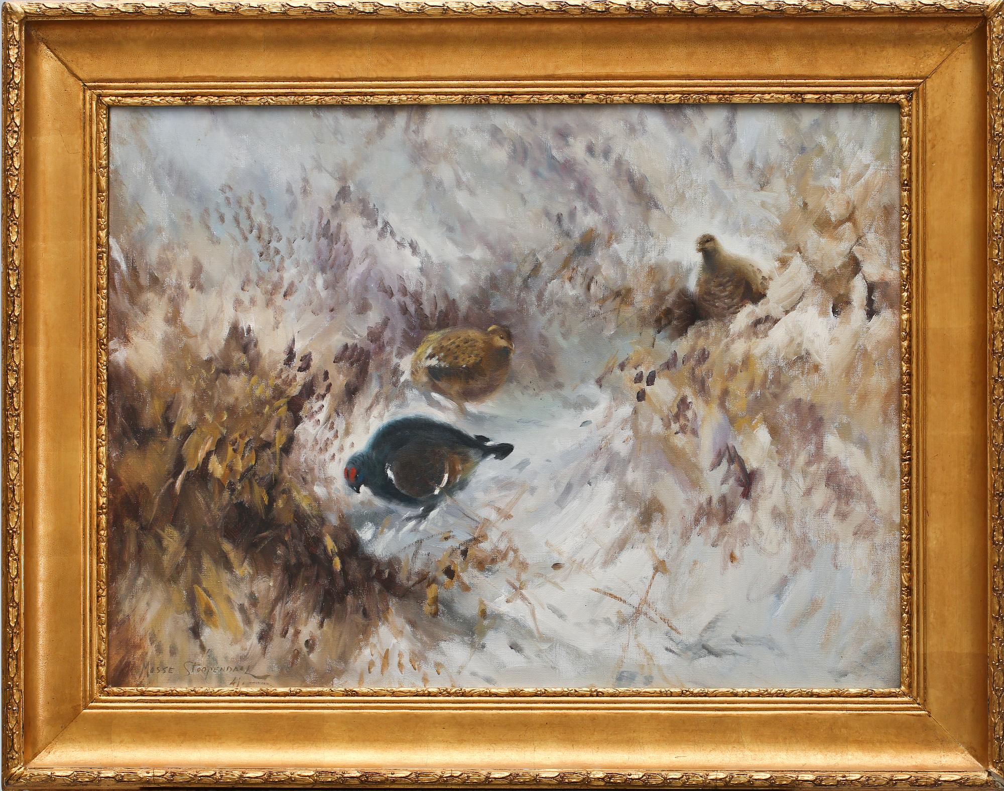 MOSSE STOOPENDAAL, olja på duk, signerad och daterad -41.