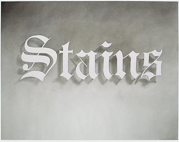 414. Ed Ruscha, "Stains".