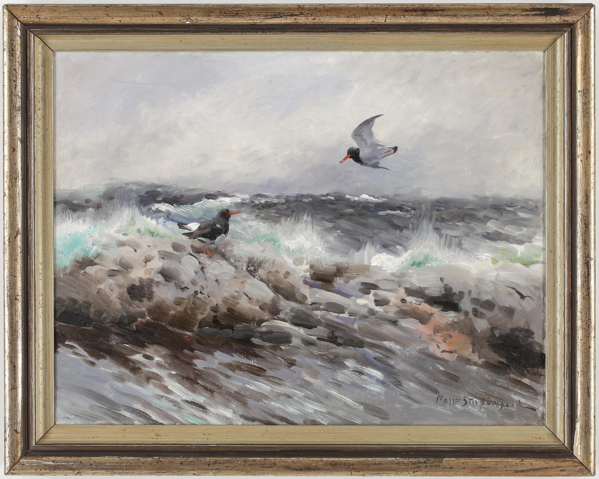 MOSSE STOOPENDAAL,olja på duk, signerad.