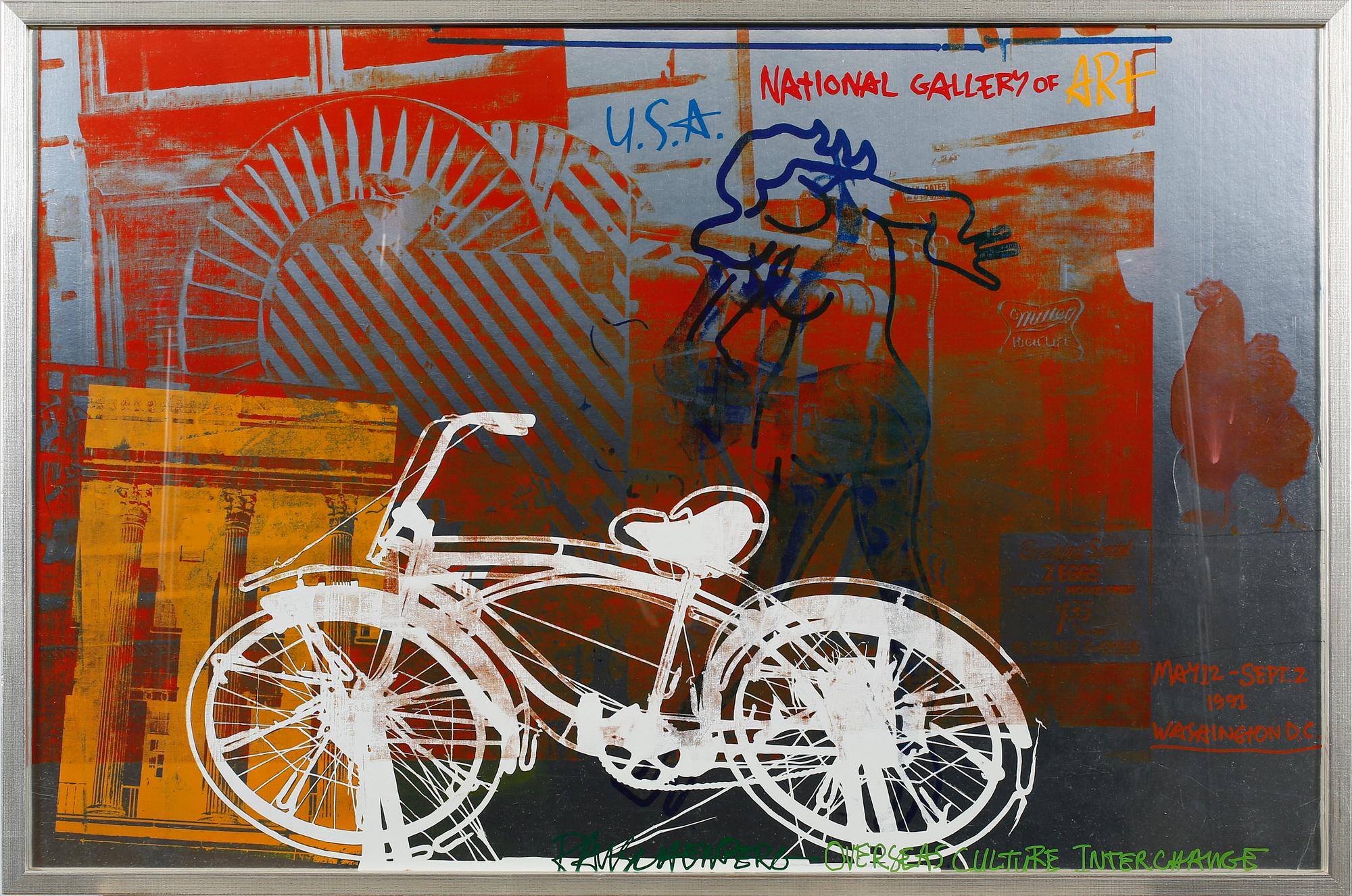 ROBERT RAUSCHENBERG, poster, not signed.