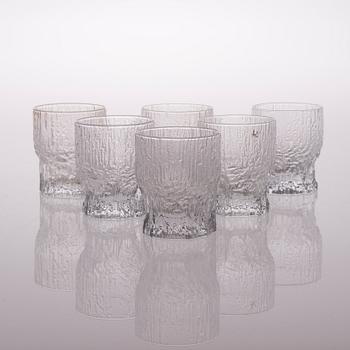 A Set of 20 Aslak Glasses by Iittala 1970-88.