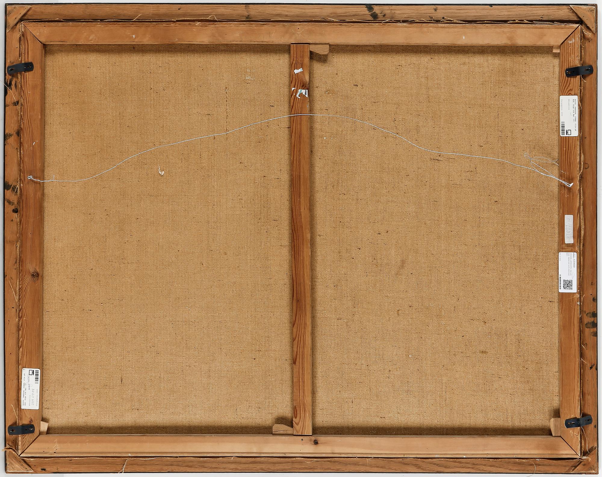 JOHAN JANSSON, olja på duk, signerad och daterad 1917.