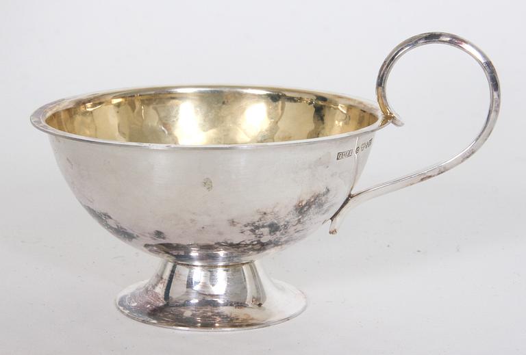 PUNSCHBÄGARE, 12 st, silver, 1900-tal.