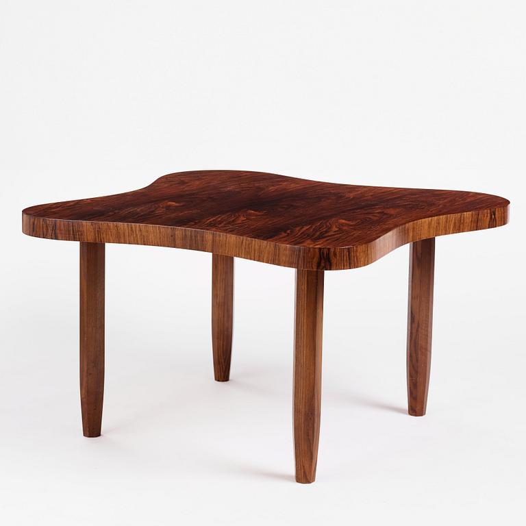 Sten Blomberg, attributed to, coffee table, Meeths, Swedish Modern 1940s.