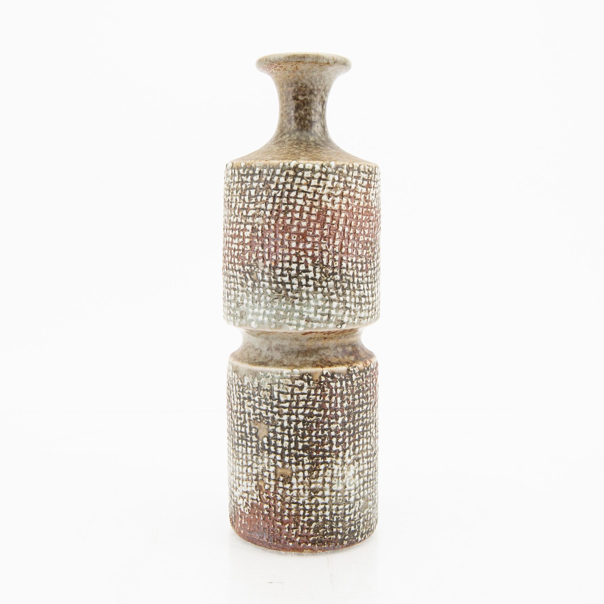 Stig Lindberg, vas, stengods, unik, Gustavsberg studio 1963.