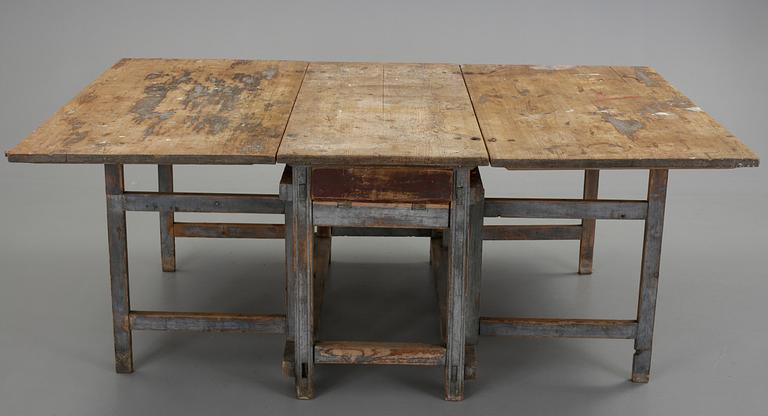 SLAGBORD, gustaviansk, 1700/1800-tal.