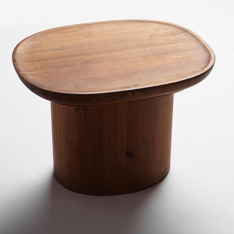 Axel Einar Hjorth, a stained pine 'Utö' table, Nordiska Kompaniet, Sweden 1930s.