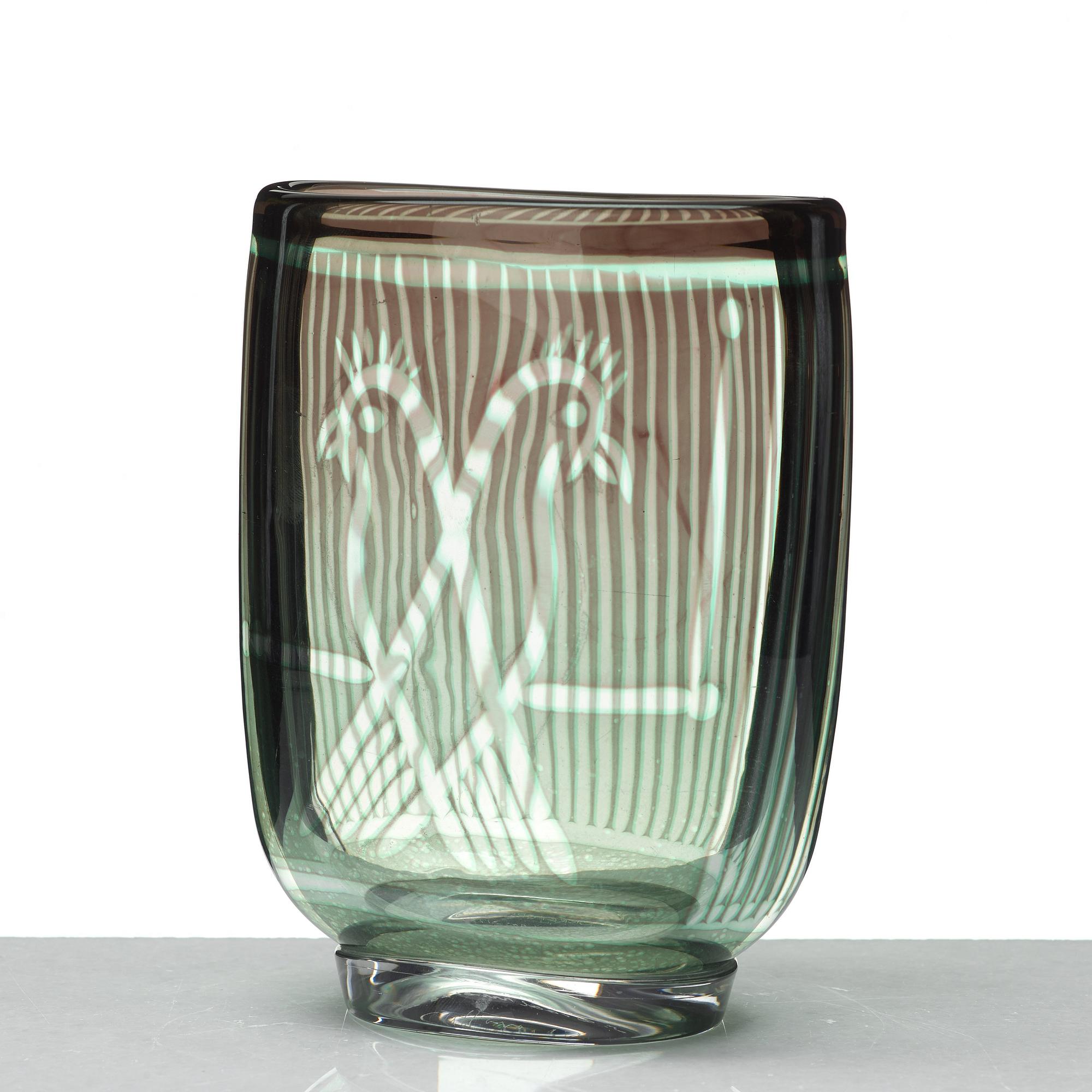 Edward Hald, vas, Slipgraal, Orrefors 1954.