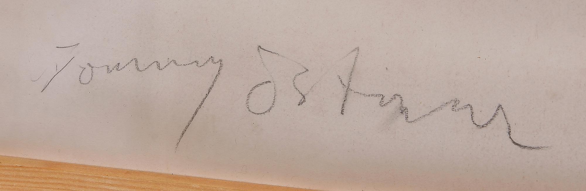 TOMMY ÖSTMAR, pastell, Sign.
