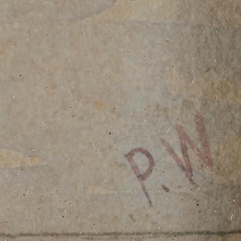 PER WICKENBERG, akvarell, monogramsignerad P.W.