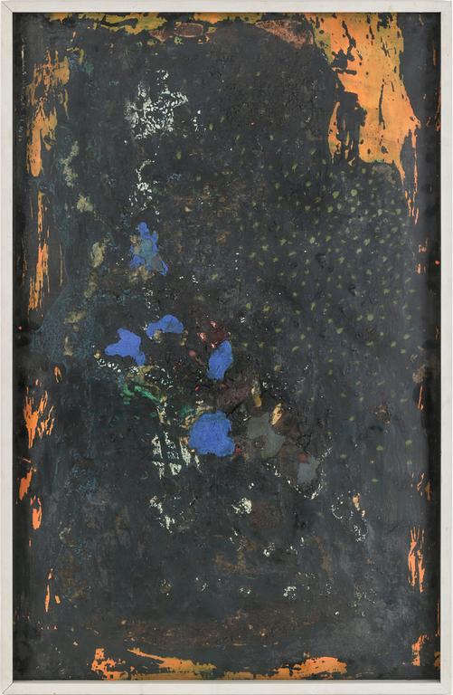 LAMBERT WERNER, "No 30", blandteknik, signerad och daterad - 61.