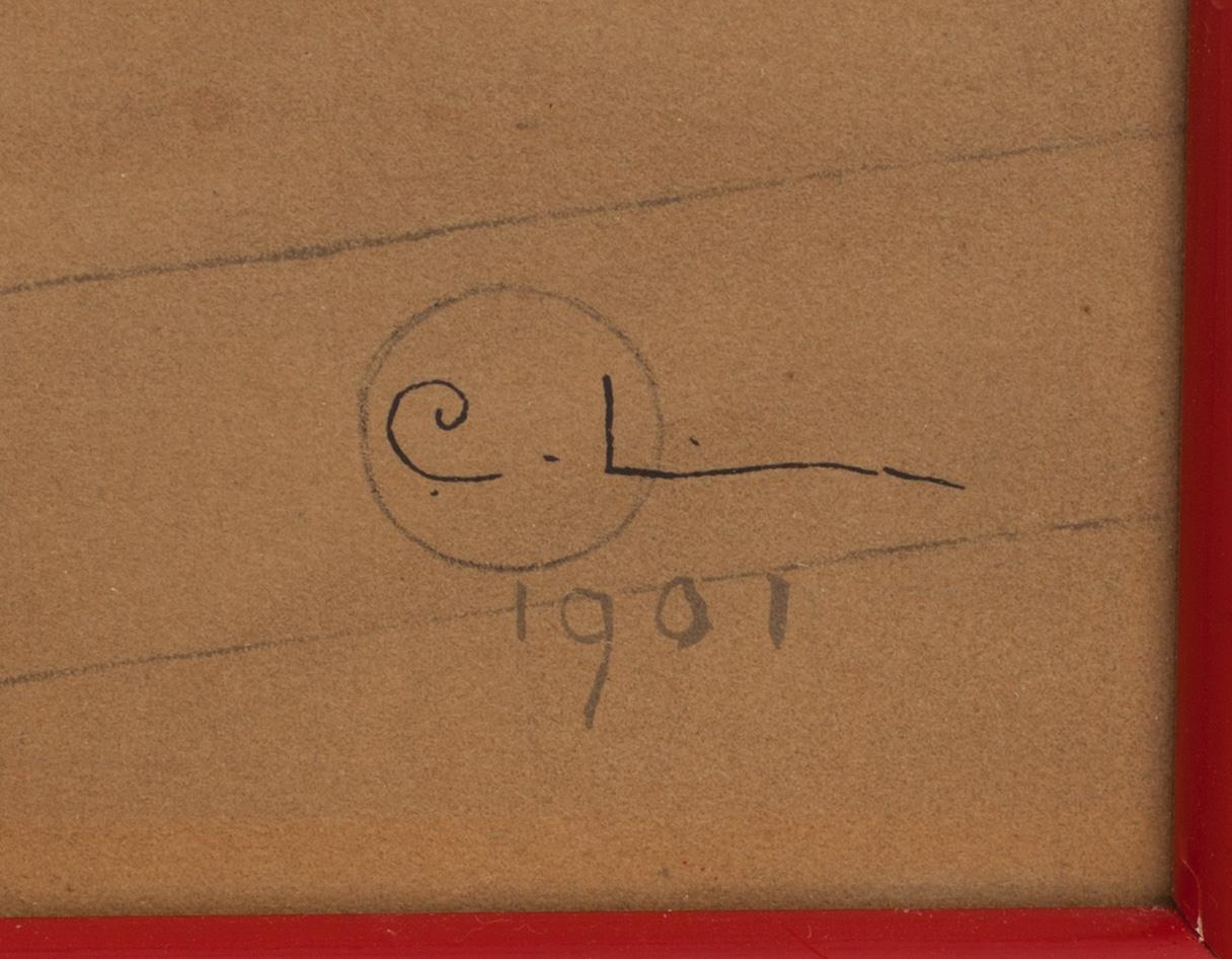 CARL LARSSON, efter, färglitografi, utgiven av Idun, Stockholm, signerad i trycket.