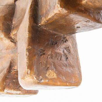 Rune Malmström, skulptur signerad numrerad och daterad 67 10/20.