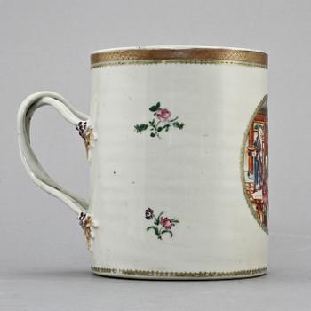 MUGG, porslin, Kina, 1700-tal.