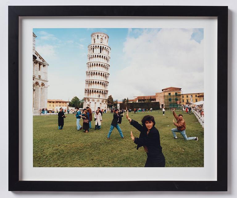 Martin Parr, "Small World, Pisa, 1990".