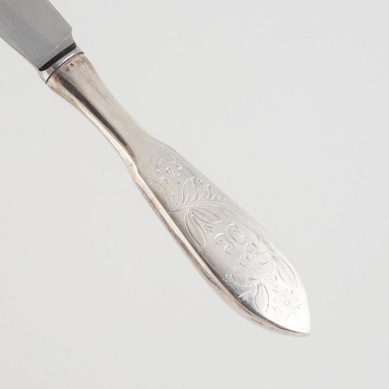 A 148-piece silver cutlery service, 'Tornedal', various makers, Sweden, 1930-75.
