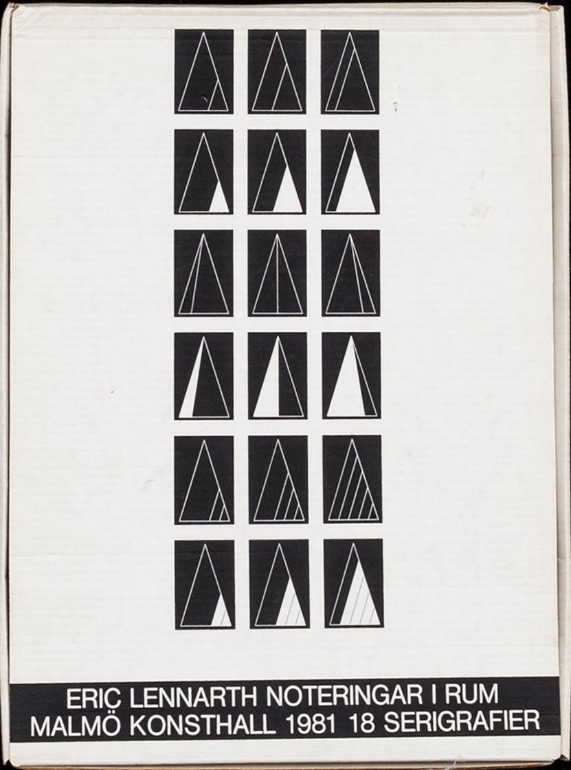 ERIC LENNARTH, serigrafier 18 st i mapp, 1981.