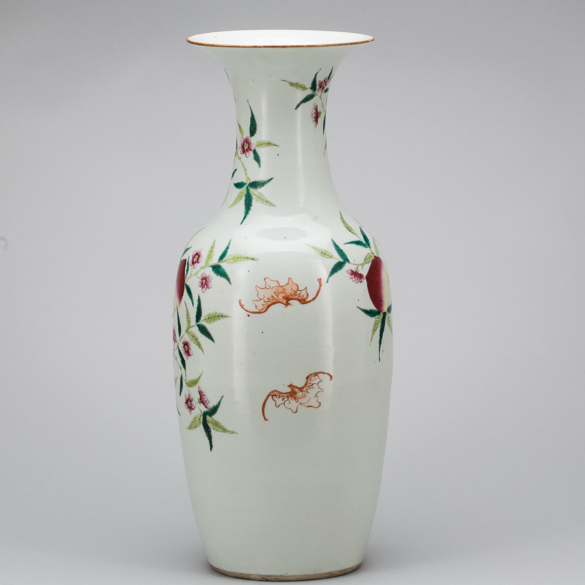 GOLVVAS, porslin Kina, 1800-tal.