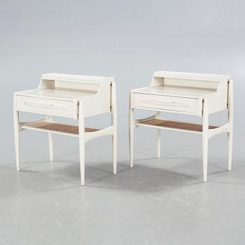A pair of bed side tables from the 1960s.