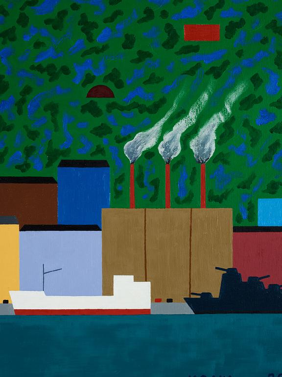 KG Nilson, oil on canvcas, signed KG Nilson adn dated 2011-12.