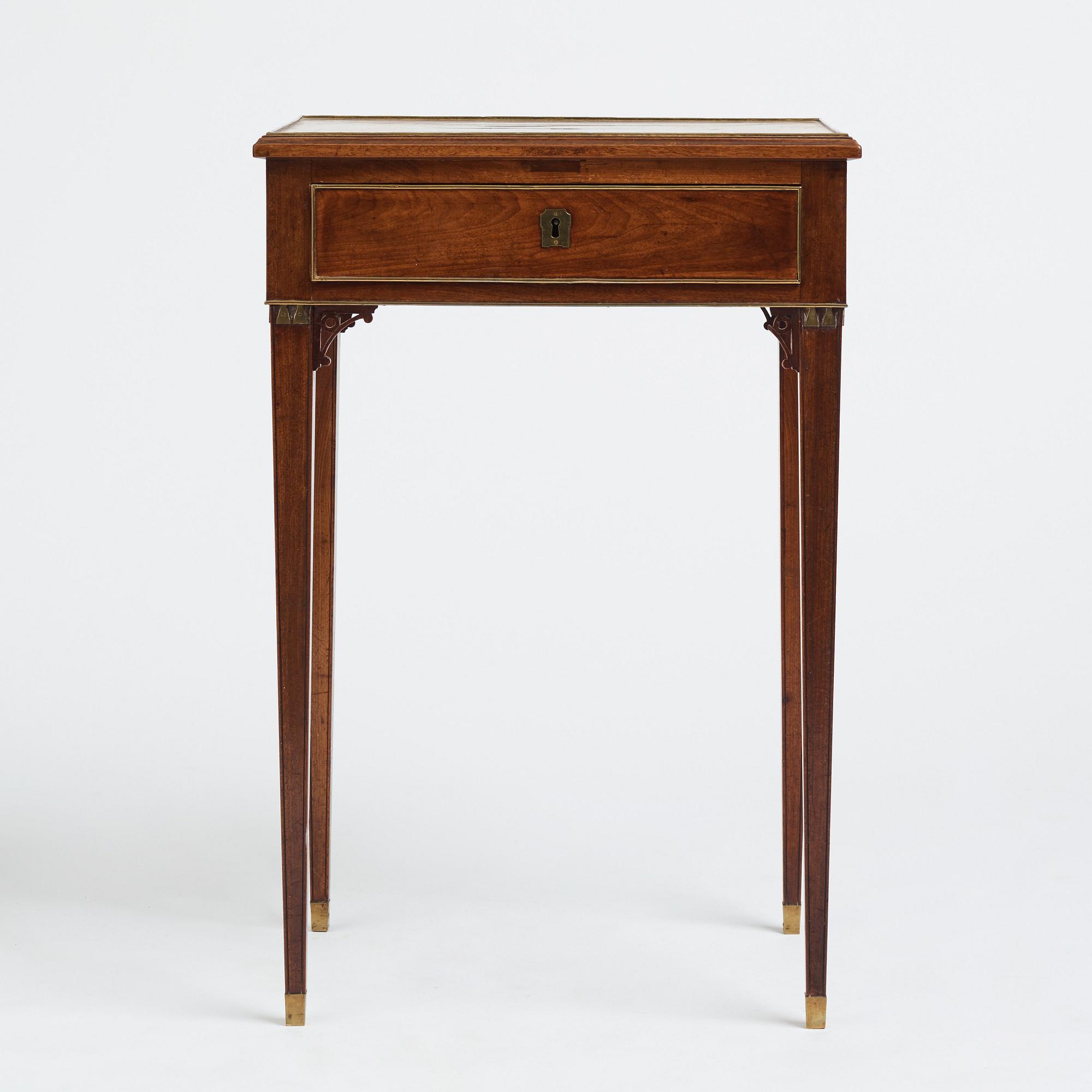 A late Gustavian table attributed to C D Fick (master 1776-1806).