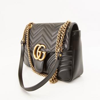 GUCCI GG Marmont Large Black Shoulder Bag. - Bukowskis