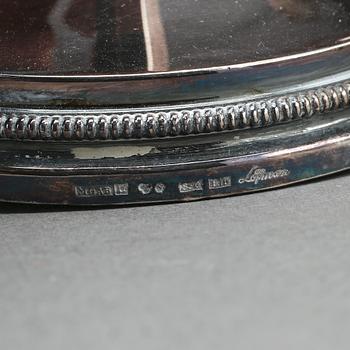 LJUSSTAKAR, ett par, silver, Eric Löfman för KG Markström, Uppsala, 1976.