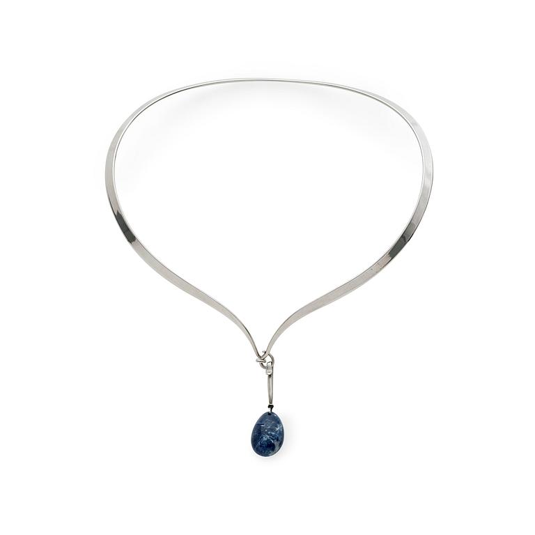 VIVIANNA TORUN BÜLOW HÜBE, halssmycke, Georg Jensen, 1945-77, sterling,