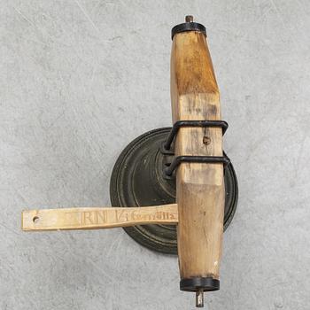 A bronze bell cast by M A Rönnblom, Jönköping 1846.