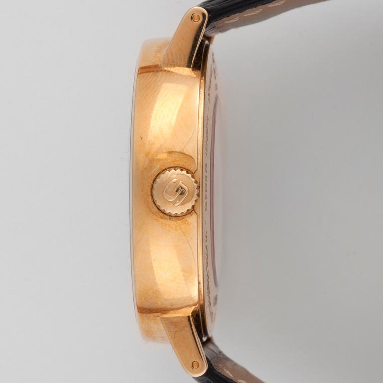 A Henning Koppel 18k gold automatic watch, design nr 1308.