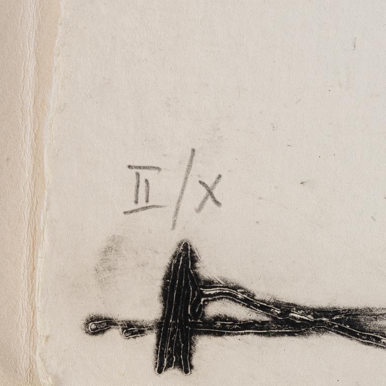 James Coignard, "Visage-Silex Quatre Gravures Originales".