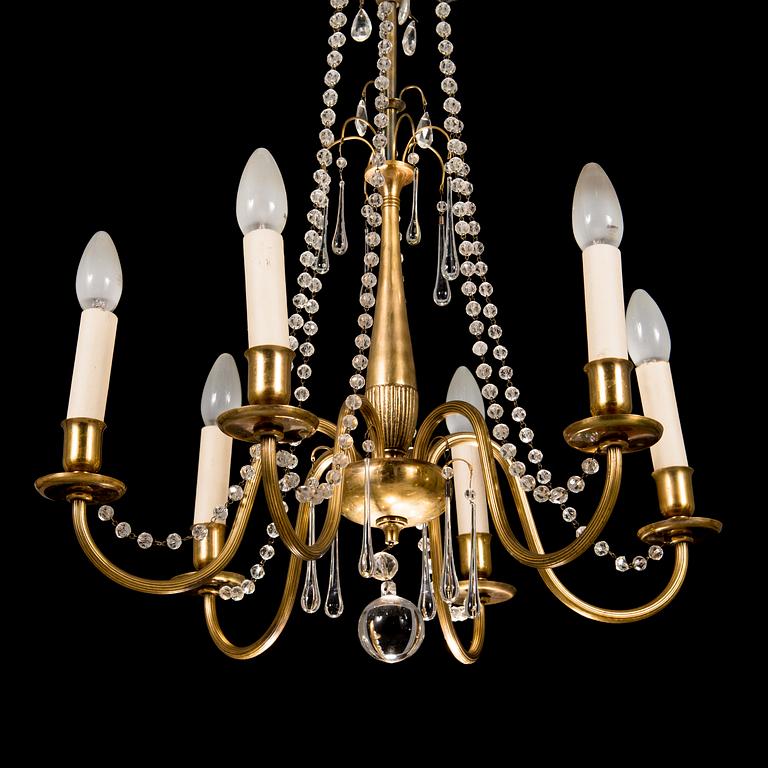 PAAVO TYNELL, a 1930's '1455' chandelier for Taito.