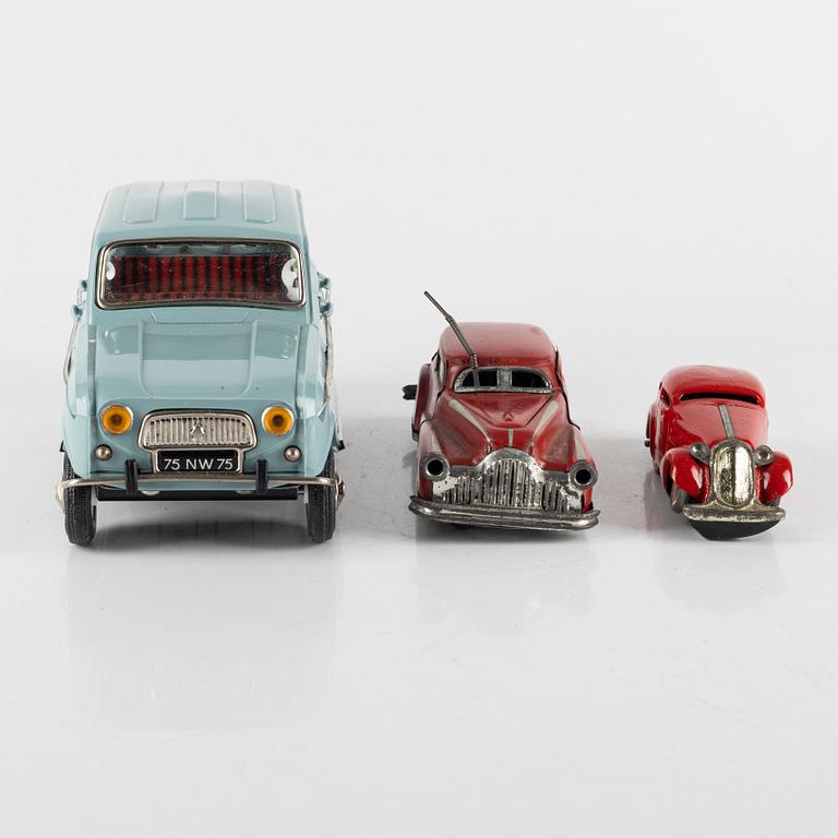 Joustra, including, 3 parts, "Renault 4L" "Auto-Miracle" and "Pico auto-stop", France, mid-20th century.