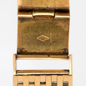 Wrist watch bracelet, 18K gold c 48 g.