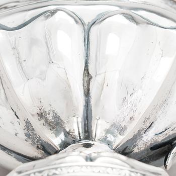Johan Hellgren, gräddkanna, silver, Kristinestad, 1843.