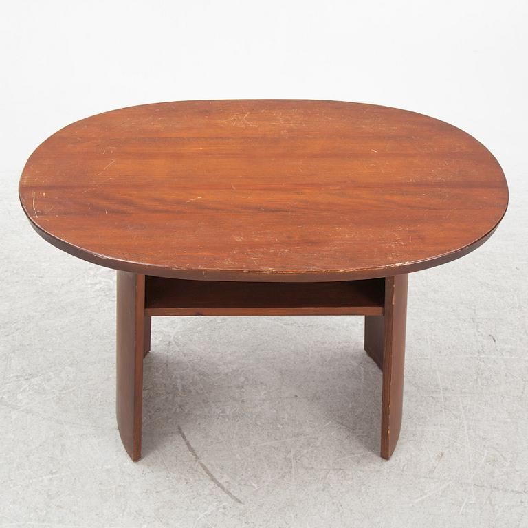 A stained pine table, Åby Möbelfabruk, 1930's/40's.